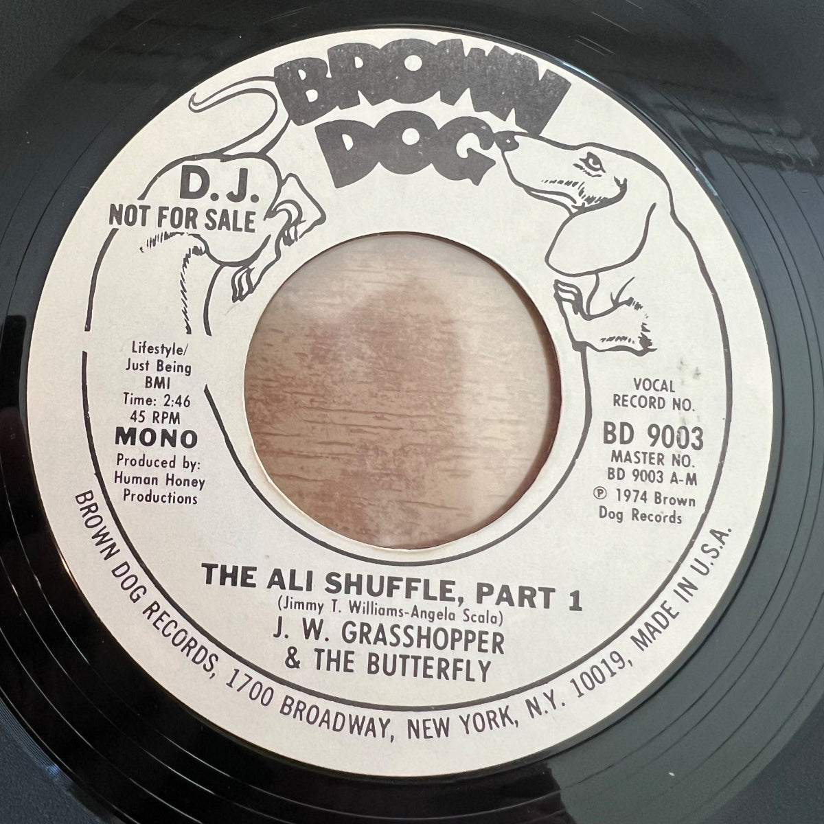 J.W. Grasshopper & The Butterfly -The Ali Shuffle / US-Promo 1974 - (M-/Neutral)