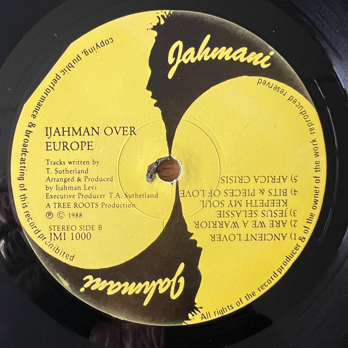 Ijahman - Over Europe / 1. ??-Press. 1988 - (M-/VG++)