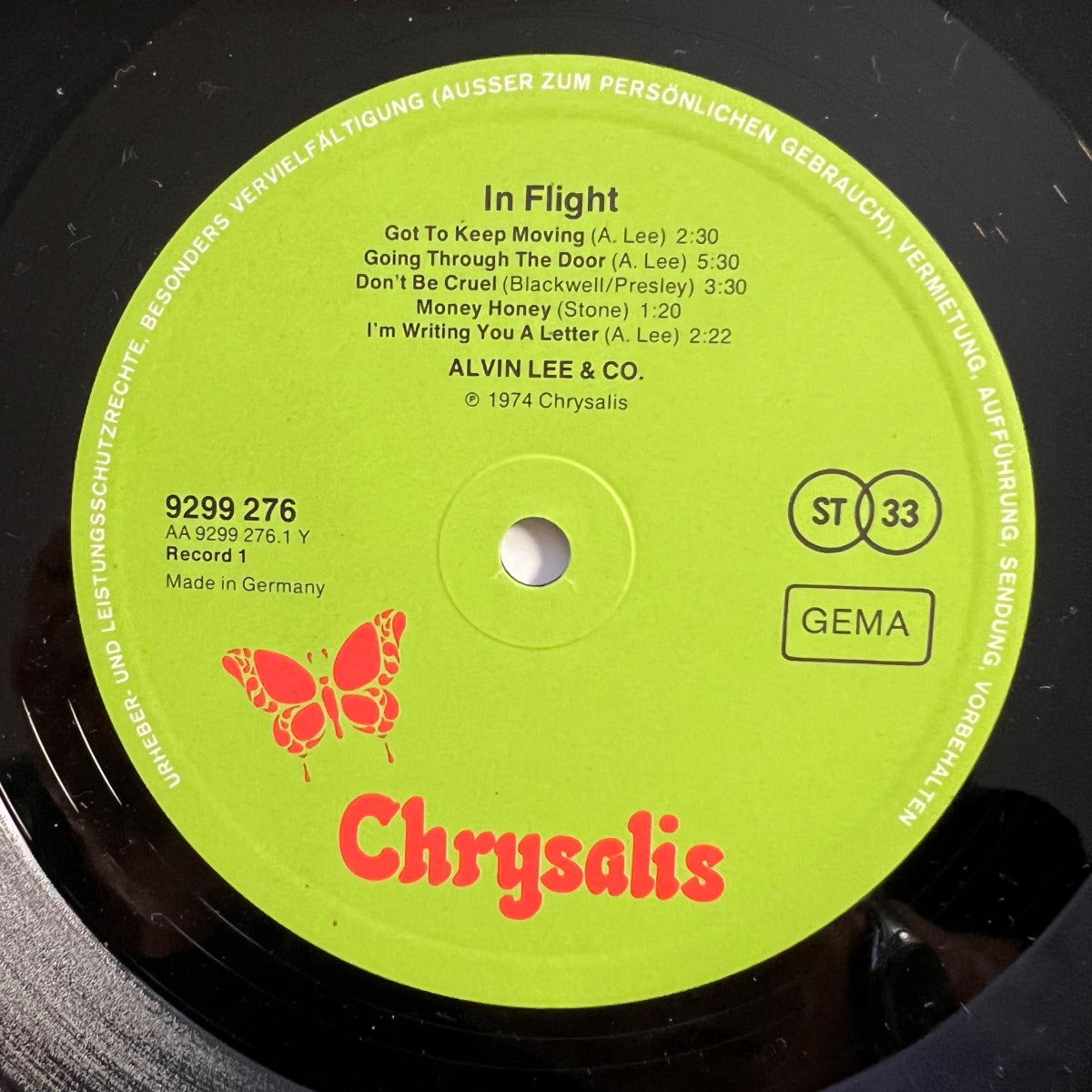 Alvin Lee - In Flight / 2 LP - 1. D-Press. 1974 - (M-/M-)