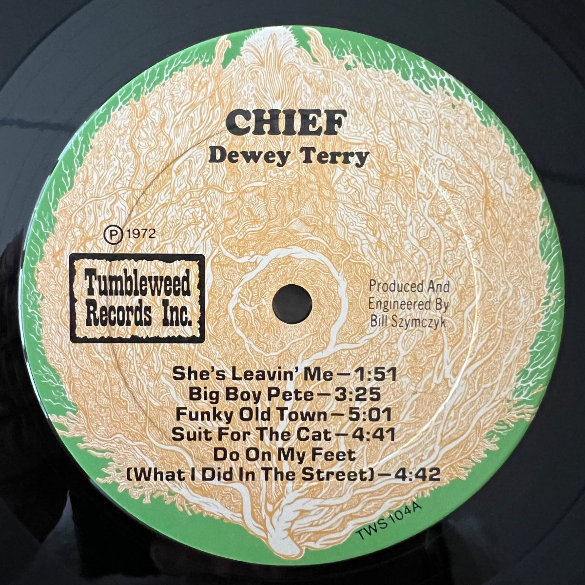 Dewey Terry - Chief / 1. US-Press. 1972 - (M-/VG+)