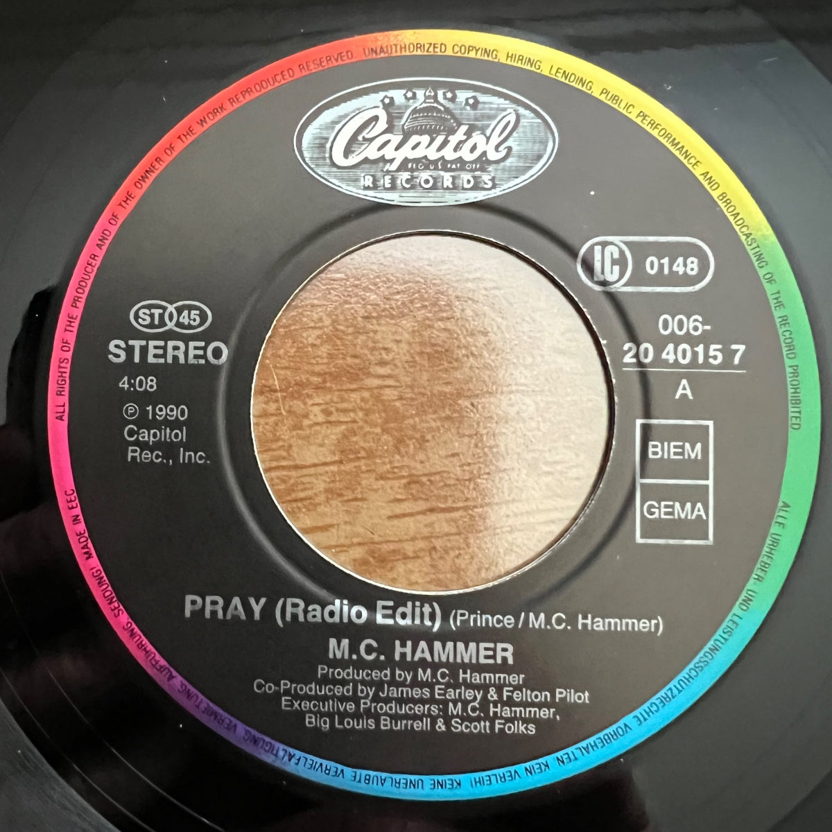 M.C. Hammer - Pray / 1. EU-Press. 1990 - (M-/M-)