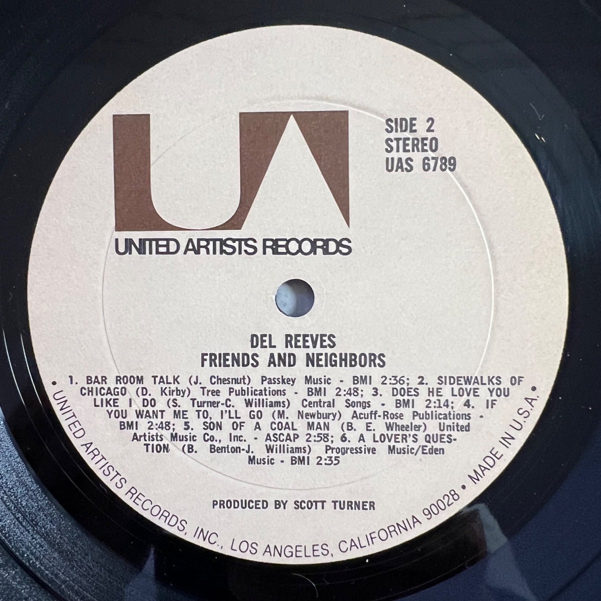 Del Reeves - Friends And Neighbors / 1. US-Press. 1971 - (M-/VG++)