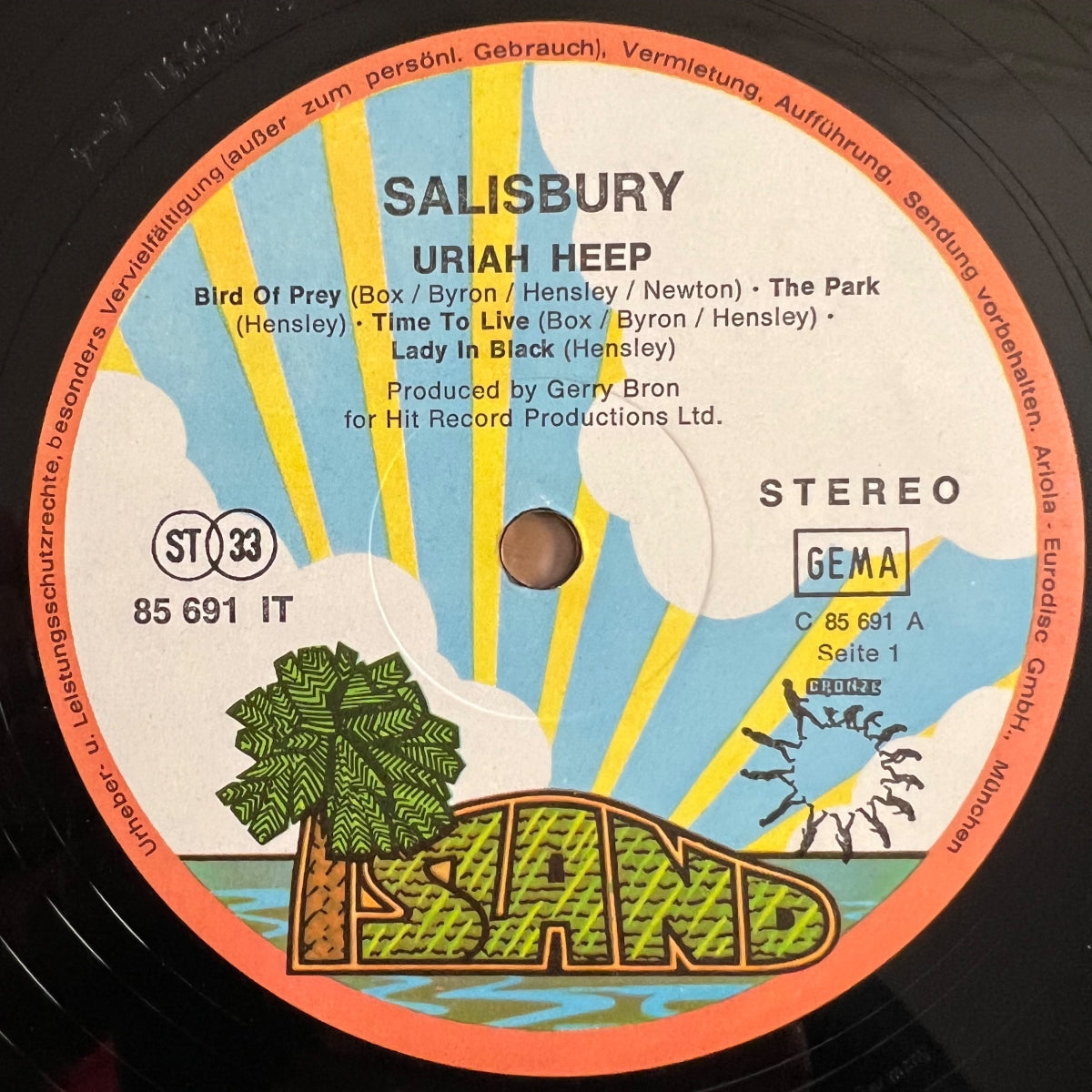 Uriah Heep - Salibury / 2. D-Press. 1971 - (VG++/VG+)