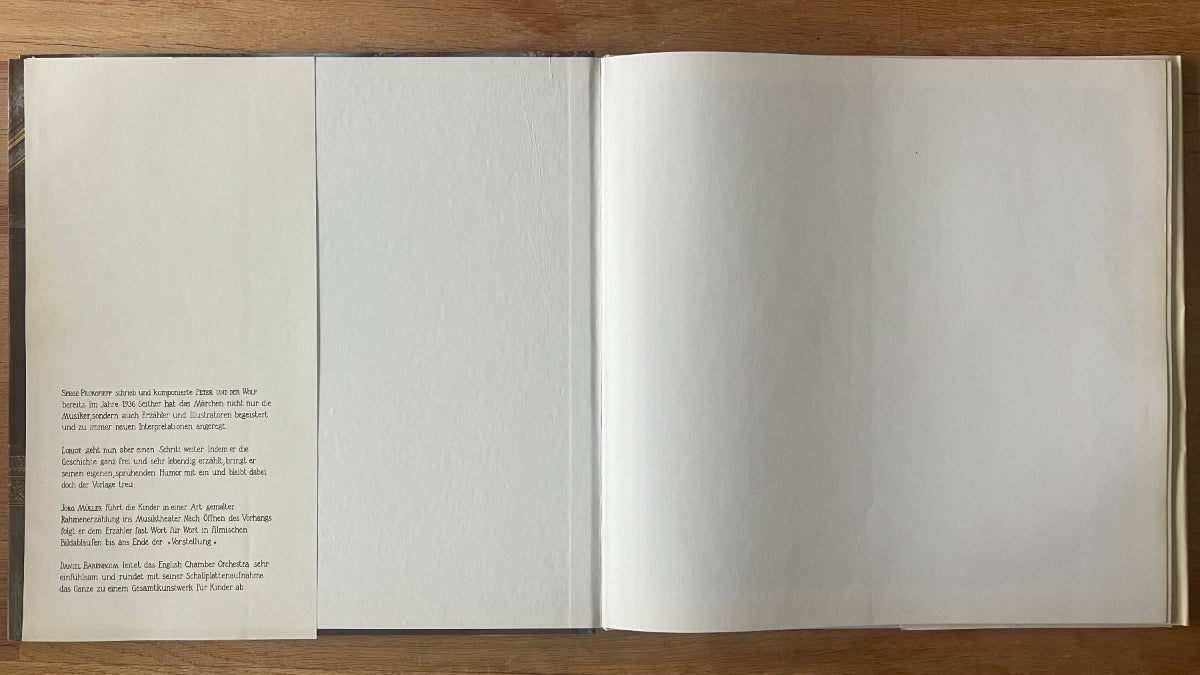 Loriot, Serge Prokofieff, Jörg Müller - Peter Und Der Wolf / D-Press. 1985 - (M-/M-)