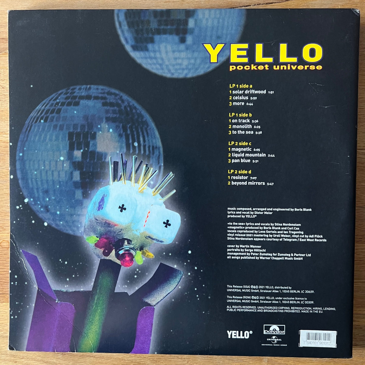 Yello - Pocket Universe / EU Press. 2012 - (Menthe/M-)
