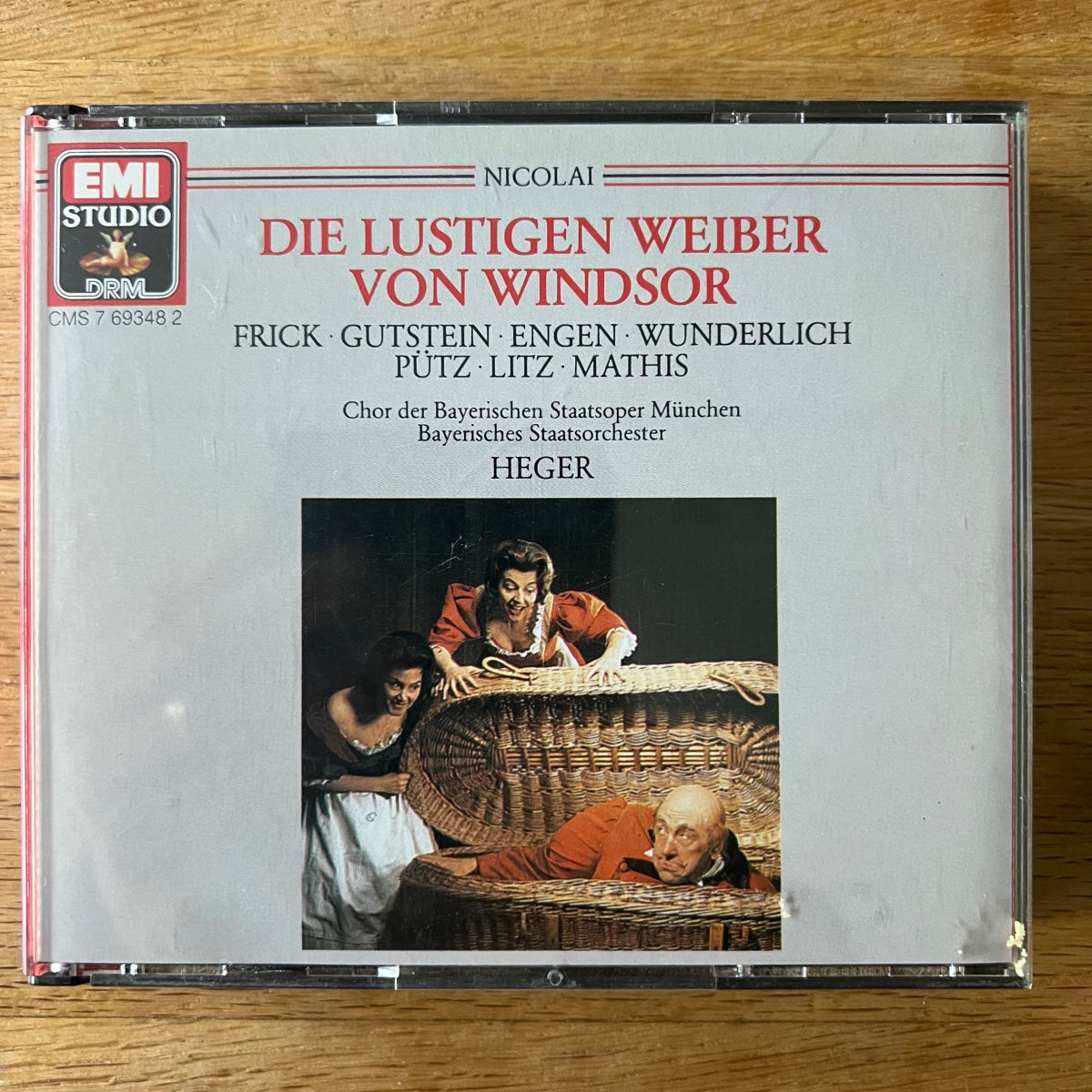 Nicolai - Die Lustigen Weiber von Windsor / 2 CD - 1. EU-Press. 1988 - (M-/M-)