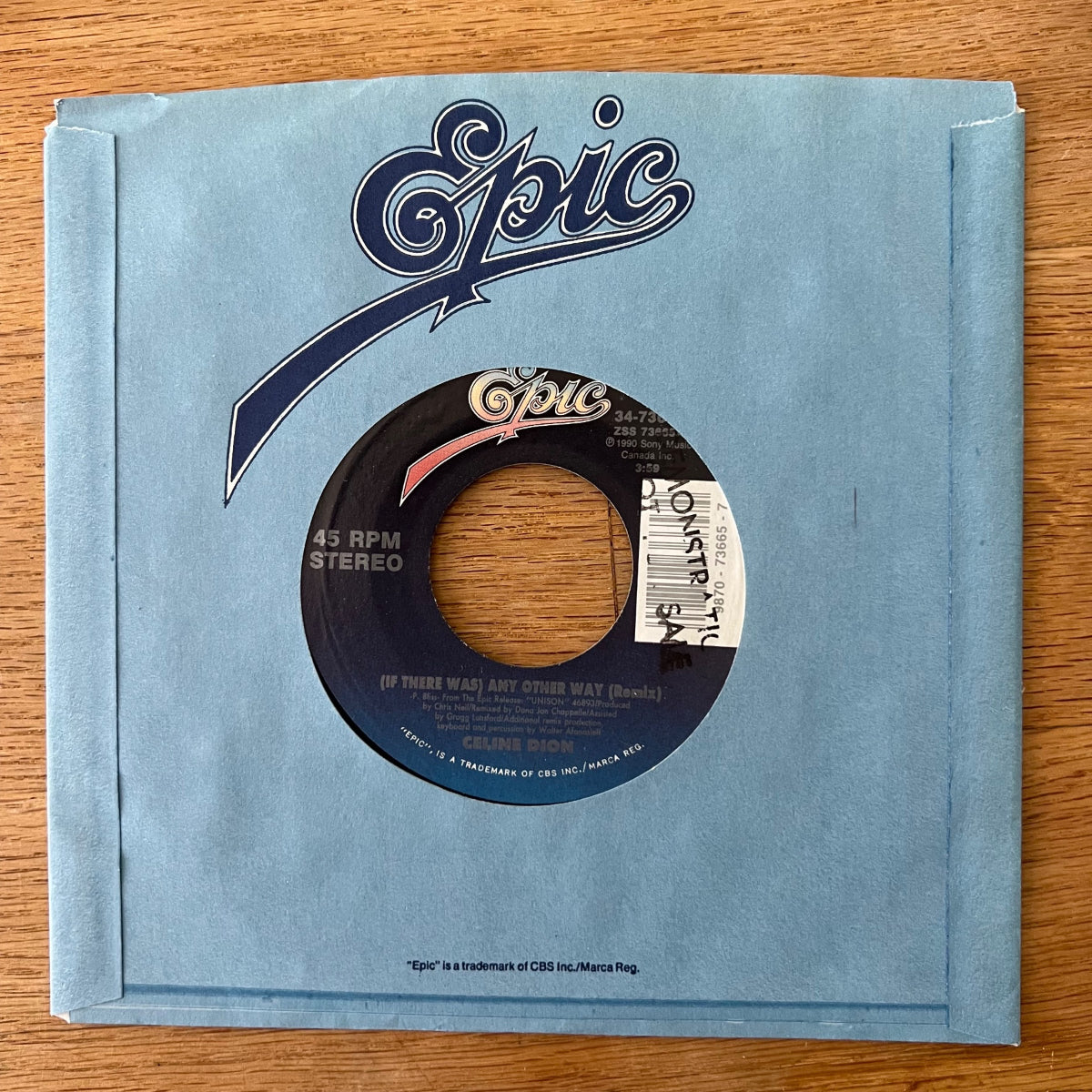Céline Dion - (If There Was) Any Other Day / 1. US-Press. 1991 - (M-/M-)