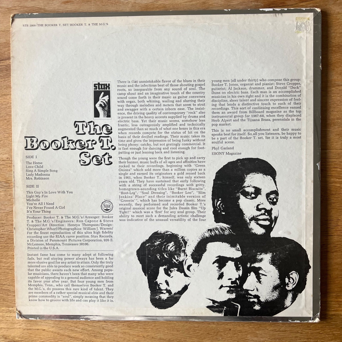 Booker T. & The M.G.'s - The Booker T.Set / 1.US-Press. 1969
