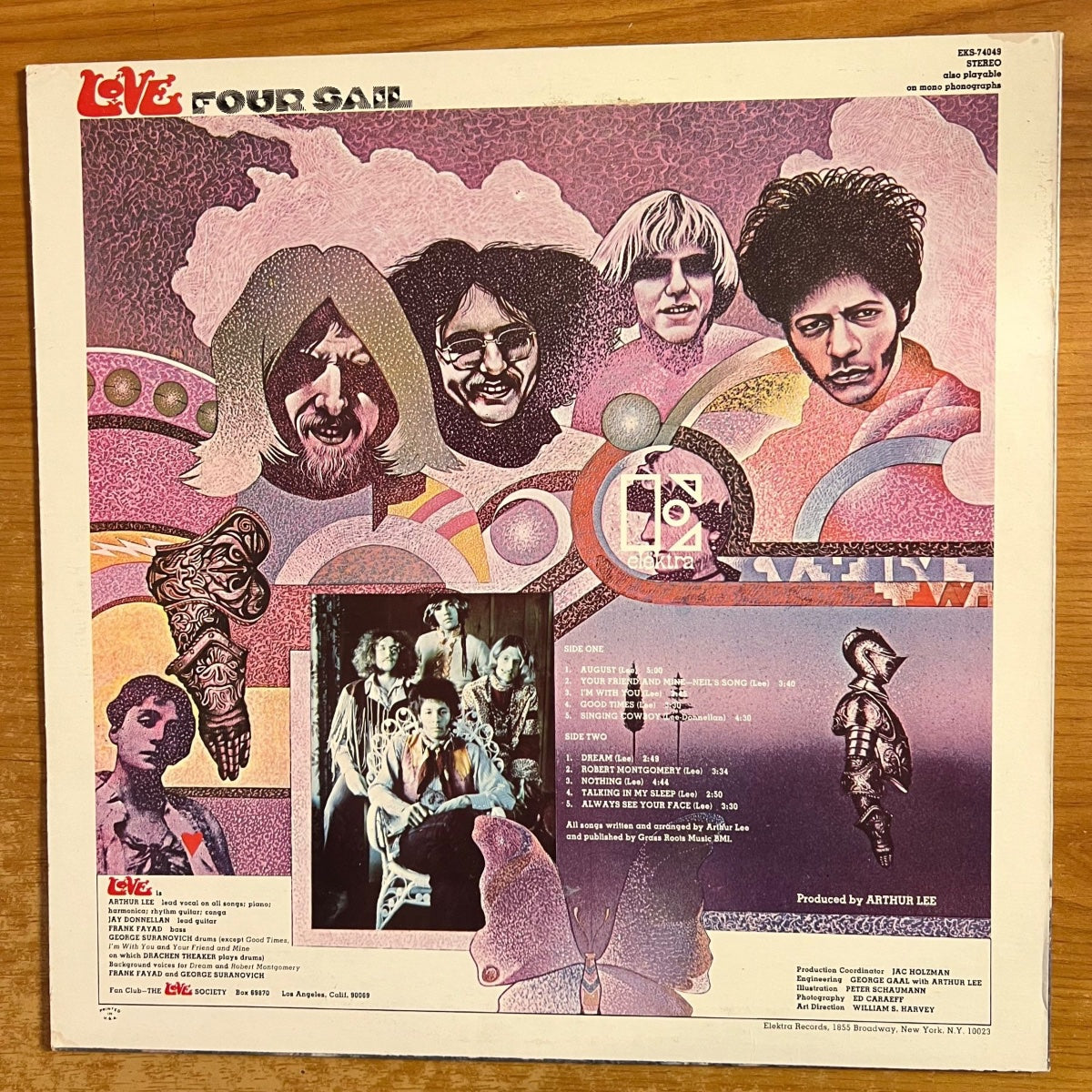 Love - Four Sail / 1. NL-Press. 1969 - (M-/M-)