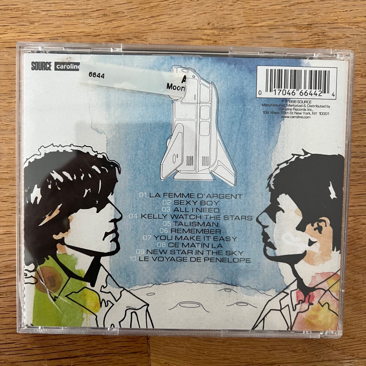 Air - Moon Safari / CD - 1st US Press. 1998 - (M-/M-)