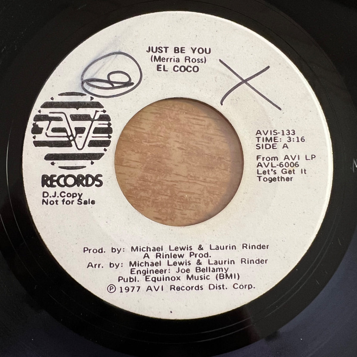 El Coco - Just Be You / US-Promo 1977 - (M-/Neutral)