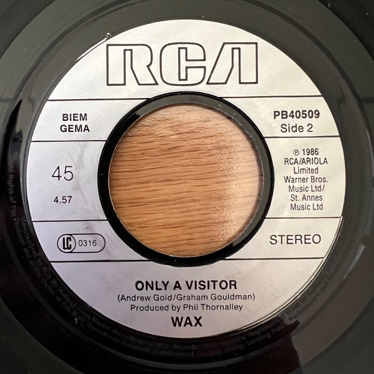 Wax - Right Between The Eyes / 1. EU-Press. 1986 - (M-/VG++)