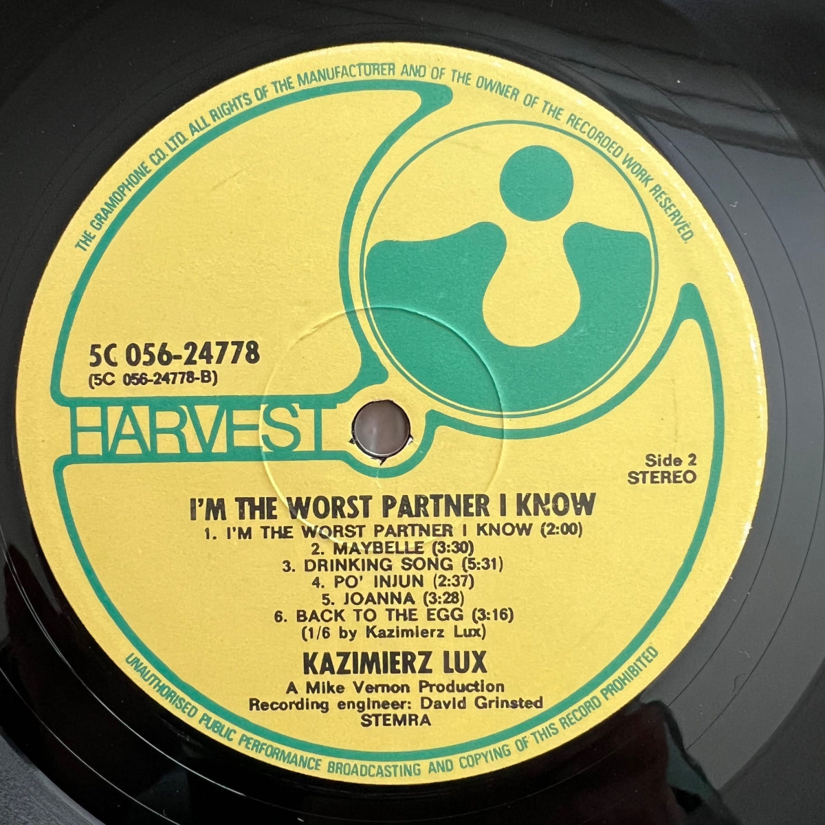 Kazimierz Lux - Im The Worst Partner I Know / 1. NL-Press. 1973 - (VG++/M-)