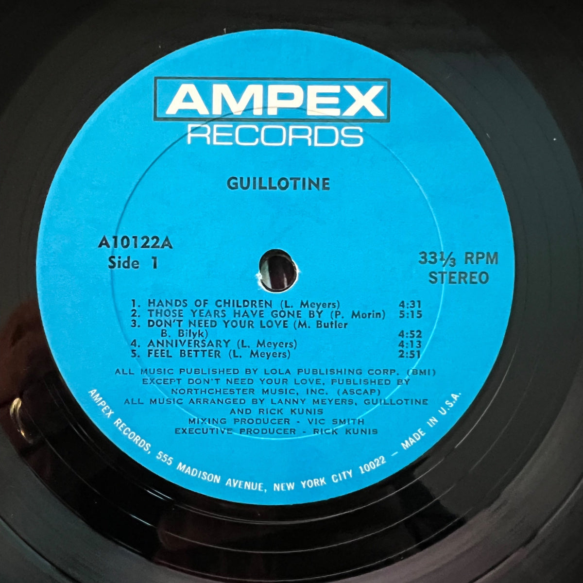 Guillotine - Same / 1st US Press. 1971 - (M-/VG++)