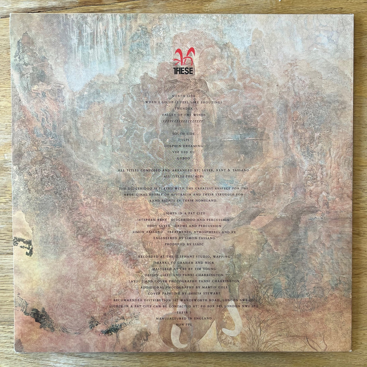 Light In A Fat City - Somewhere / 1. UK-Press. 1988 - (M-/M-)