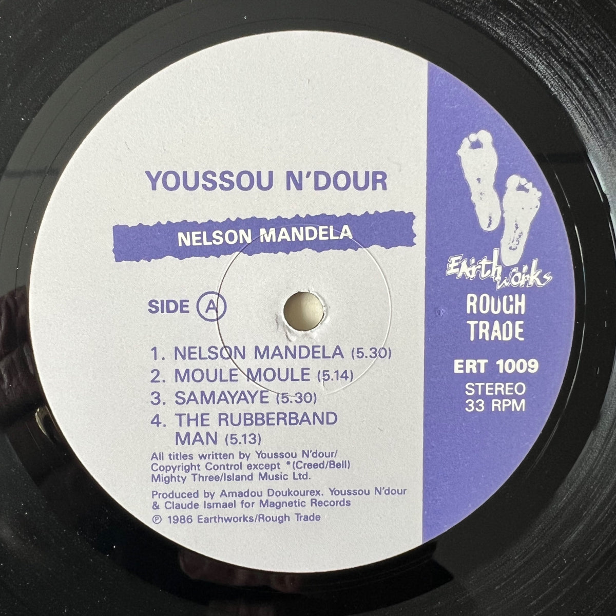 Youssou N'Dour & Super Etoile De Dakar - Nelson Mandela / 1. UK-Press. 1986 - (M-/M-)