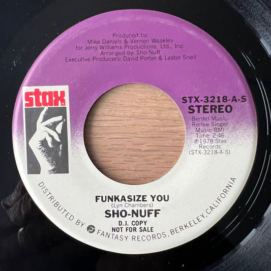 Sho-Nuff - Funkasize You / US-Promo 1978 - (M-/Neutral)