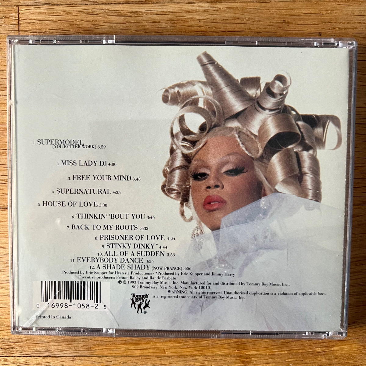 RuPaul - Supermodel Of The World / CD - 1. US-Press. 1993 - (M-/M-)