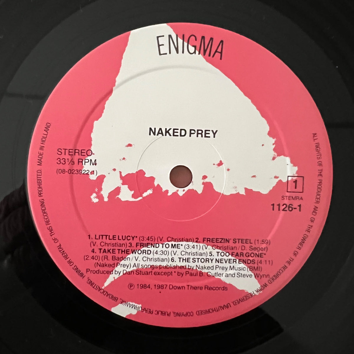 Naked Prey - Same / 1. NL-Press. 1987 - (M-/M-)