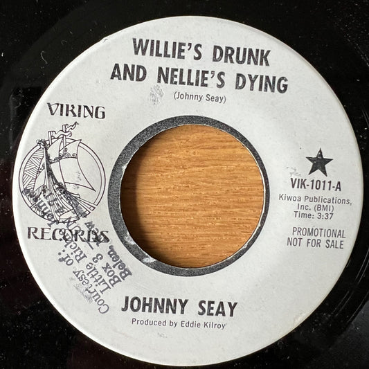 Johnny Seay - Willie's Drunk And Nellie's Dying / US-Promo 197? - (VG++/Neutral)