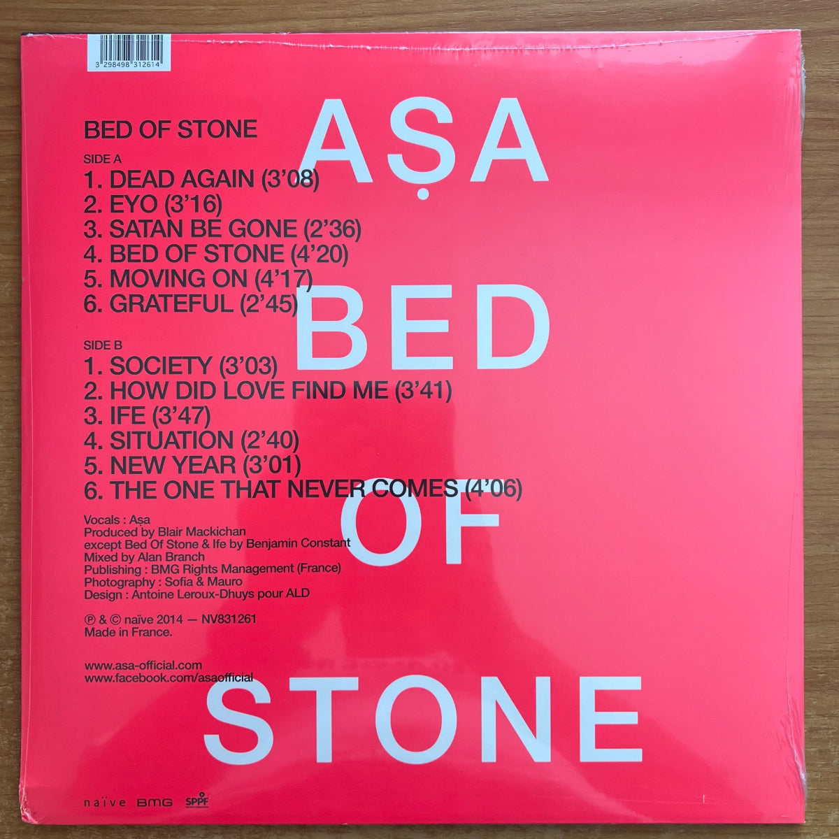 Asa - Bed Of Stone / 1. France-Press. 2014 - (Mint & Sealed)
