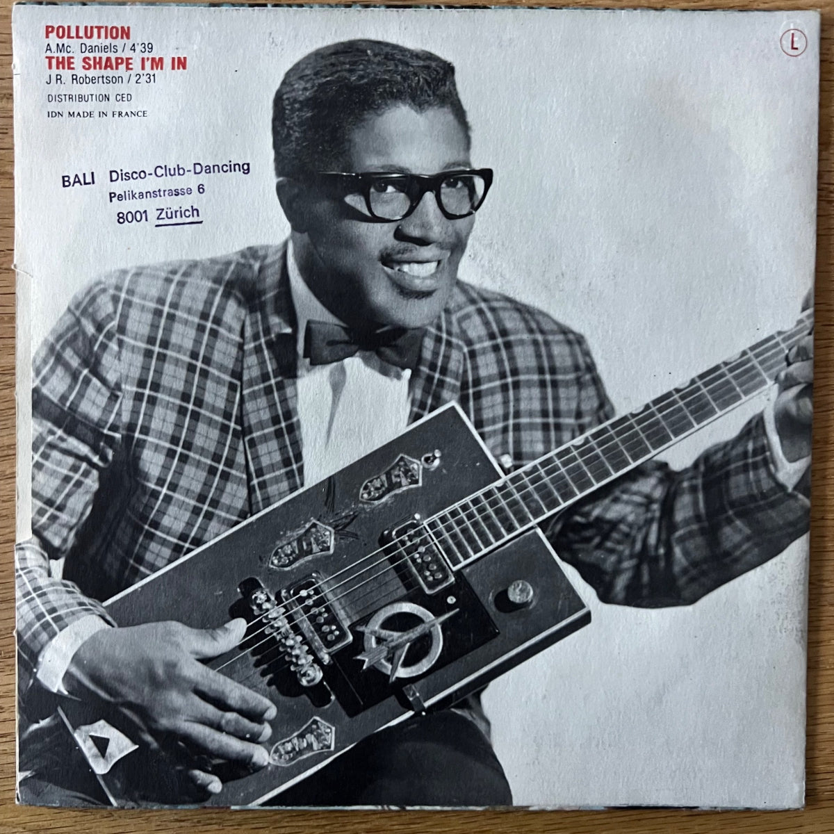 Bo Diddley - Pollution / 1. France-Press. 1972 - (M-/VG++)