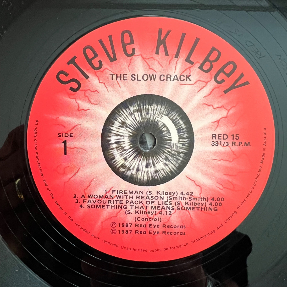 Steve Kilbey - The Slow Crack / 1. Australia-Press. 1987 - (M-/M-)