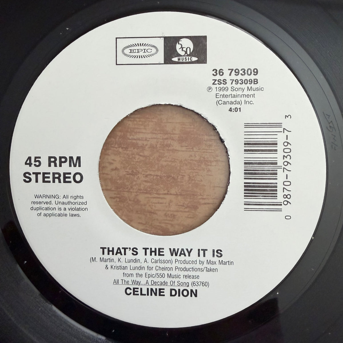 Celine Dion - That's The Way It Is / 1. US-Press. 1999 - (M-/Neutral)