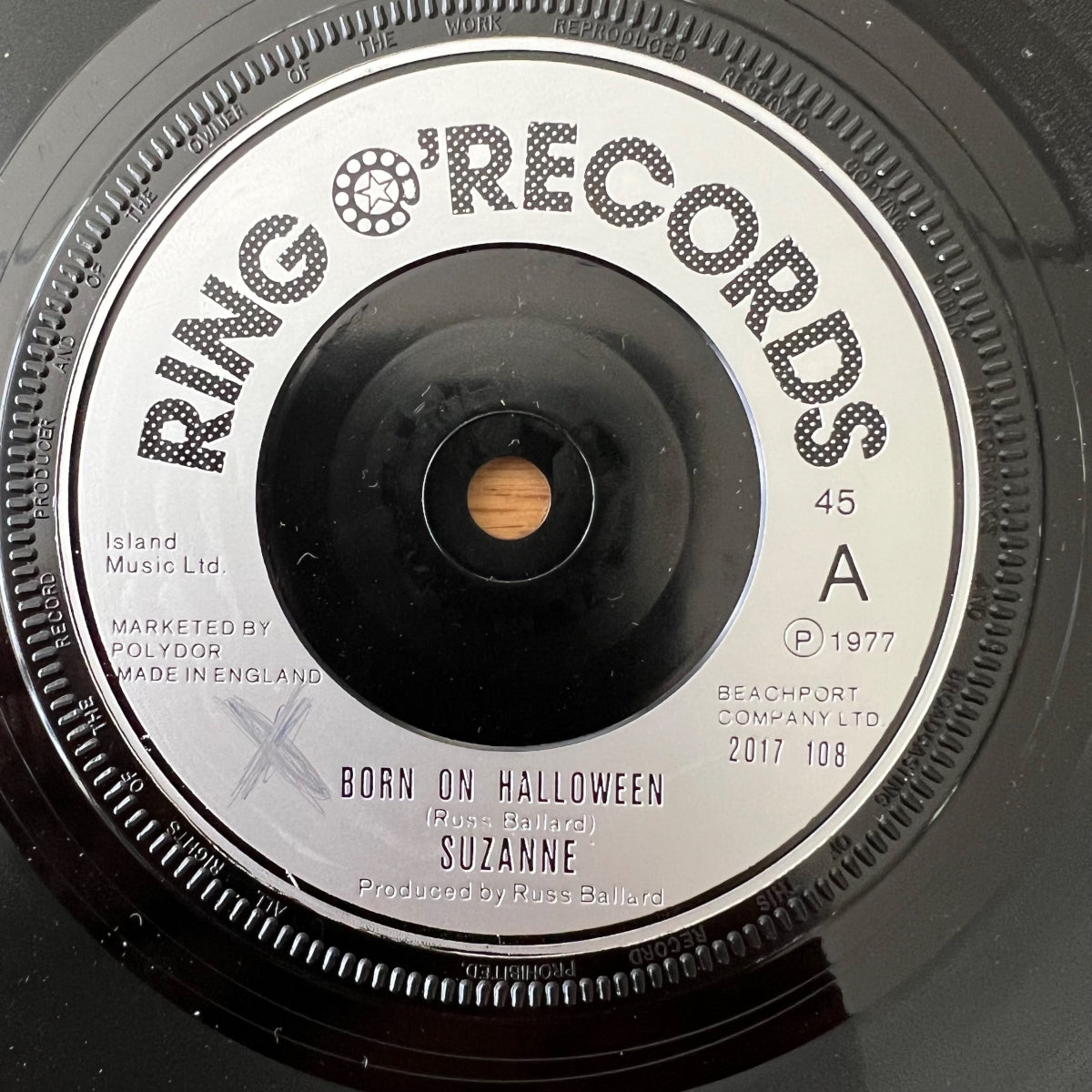 Suzanne Lynch - Born On Halloween / 1. UK-Press. 1977 - (VG++/VG++)