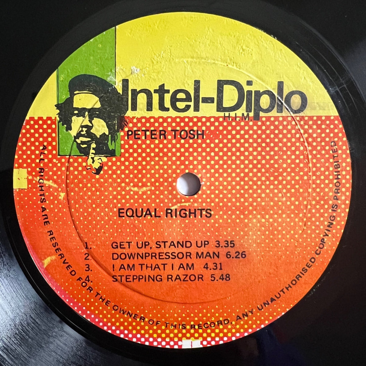 Peter Tosh - Equal Rights / 1. Jamaica-Press. 1977 - (VG+/VG++)