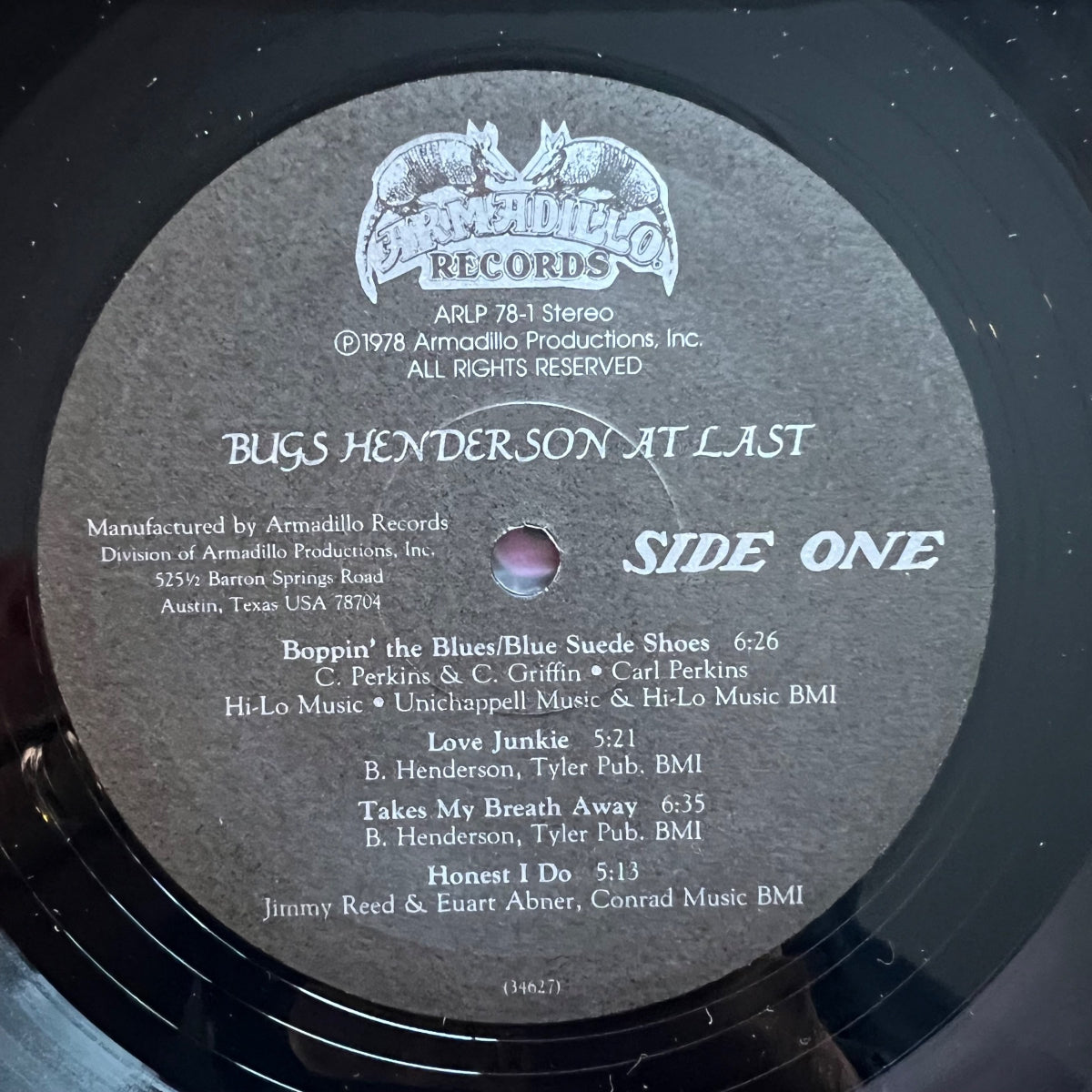 Bugs Henderson Group - At Last / 1. US-Press. 1978 - (M-/VG++)