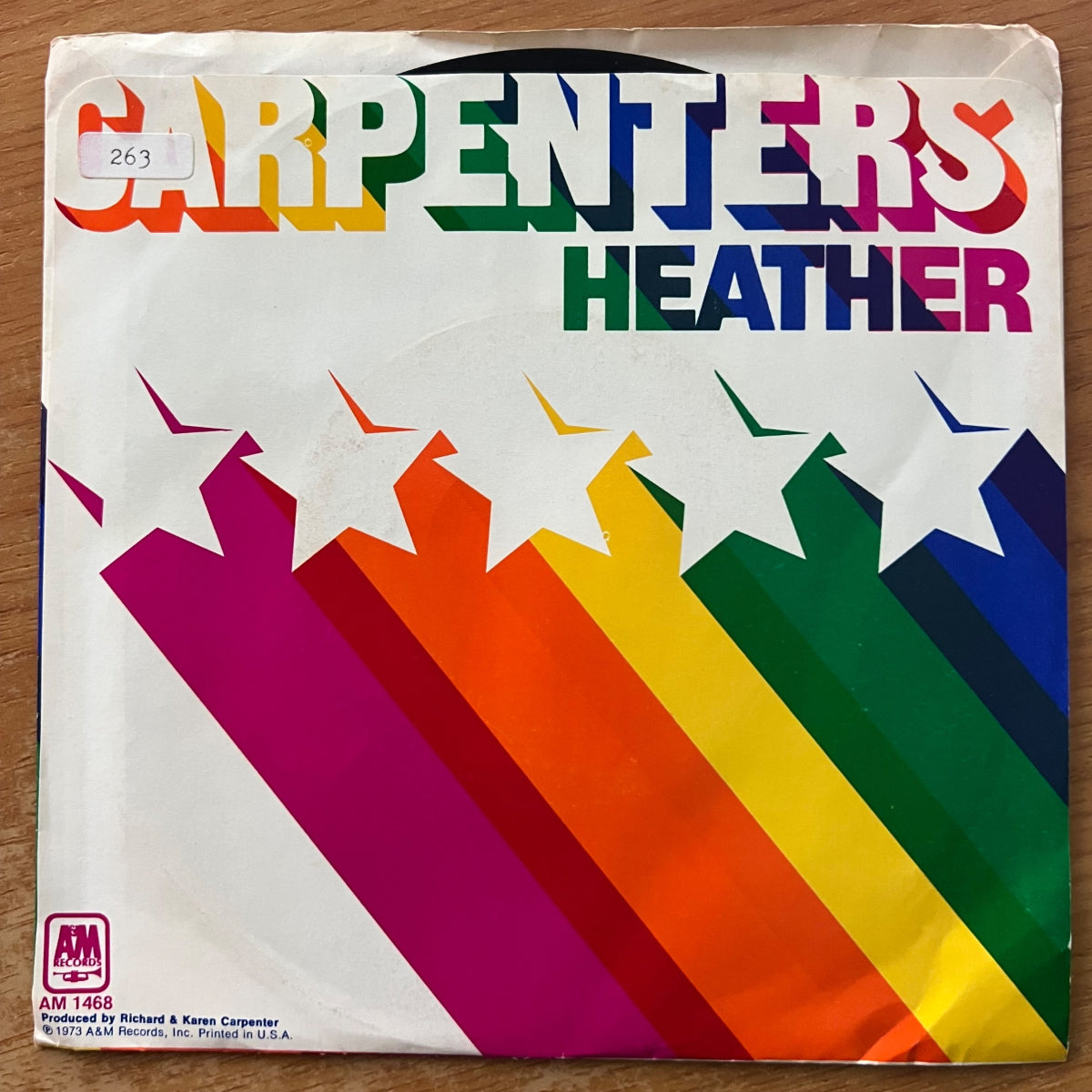 Carpenters - Top Of The World / 1. US-Press. 1973 - (M-/VG++)