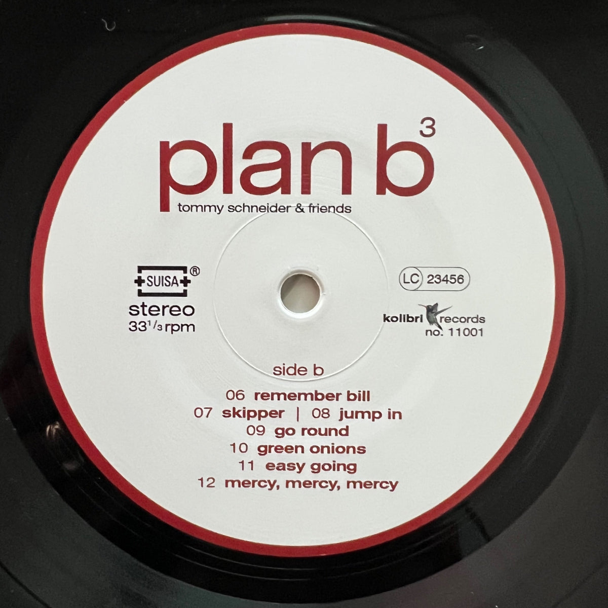 Tommy Schneider & Friends - Plan B3 / Swiss-Press. 2011 - (Mint)