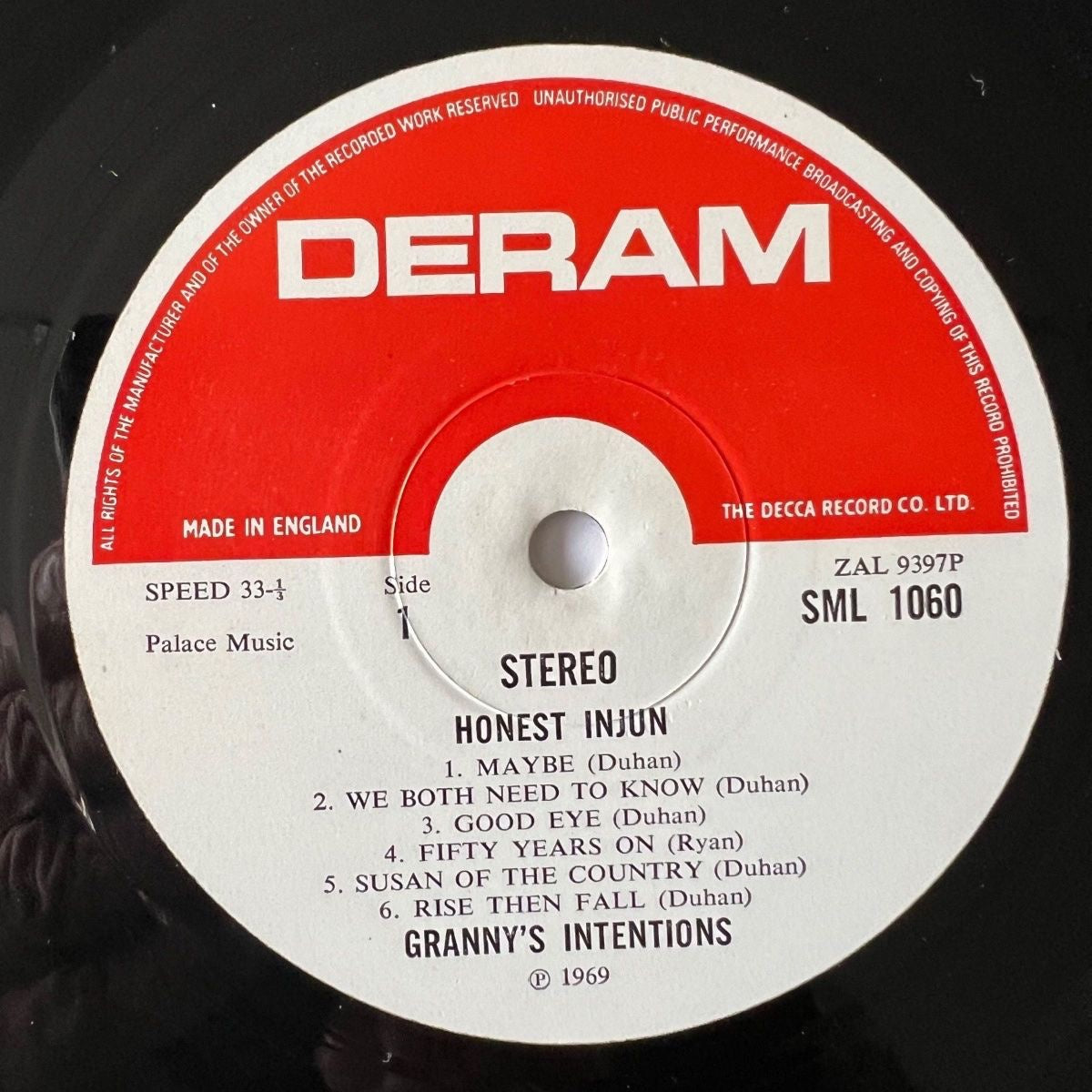Granny's Intentions - Honest Injun / 1. UK-Press. 1970 - Stereo - (M-/VG+)