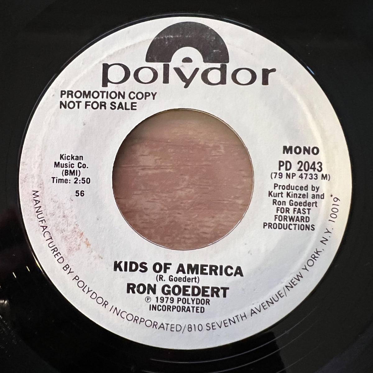 Ron Goedert - Kids Of America / US-Promo 1979 - (VG++/Neutral)