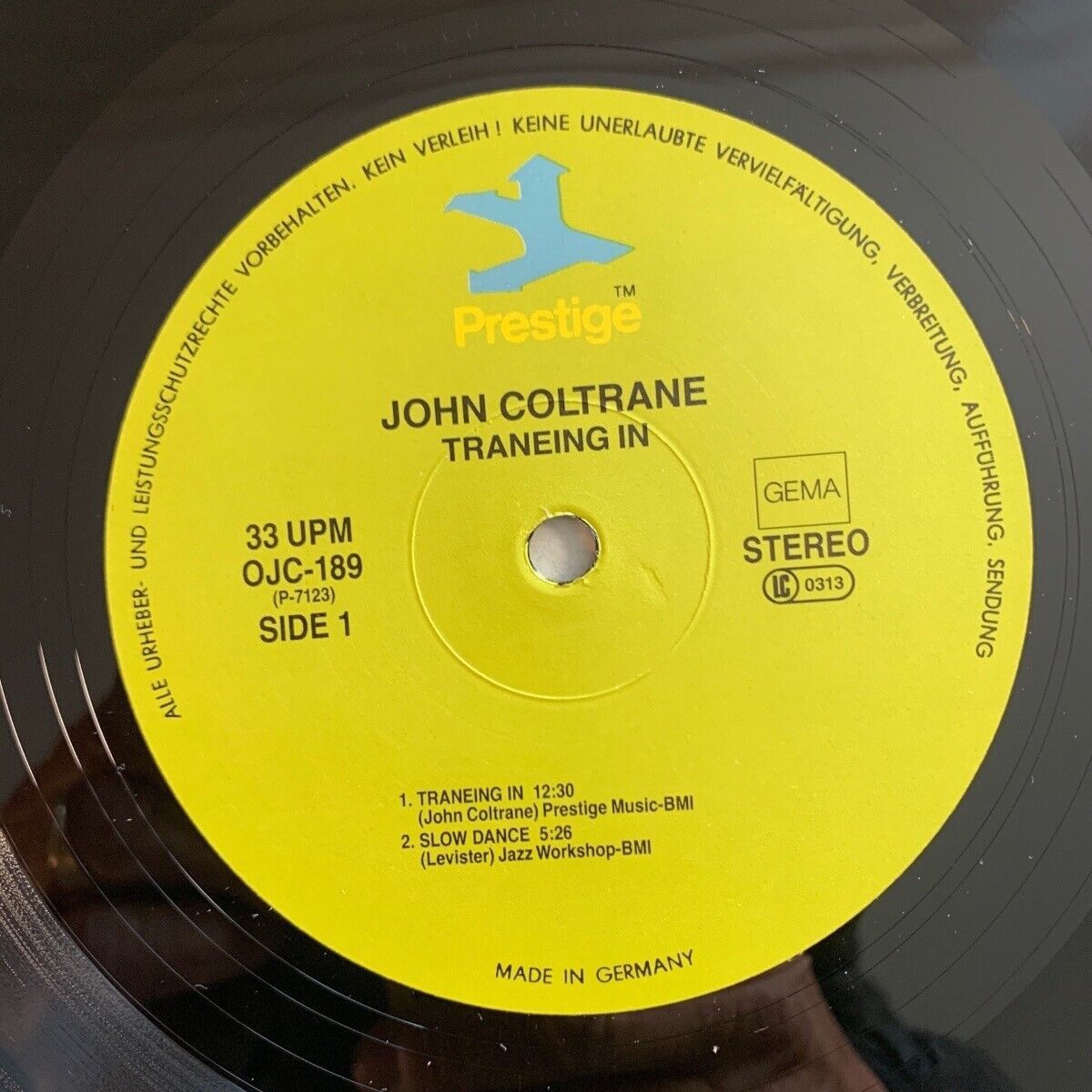 John Coltrane - Traneing In / US-Press. 1985 - (M-/M-)