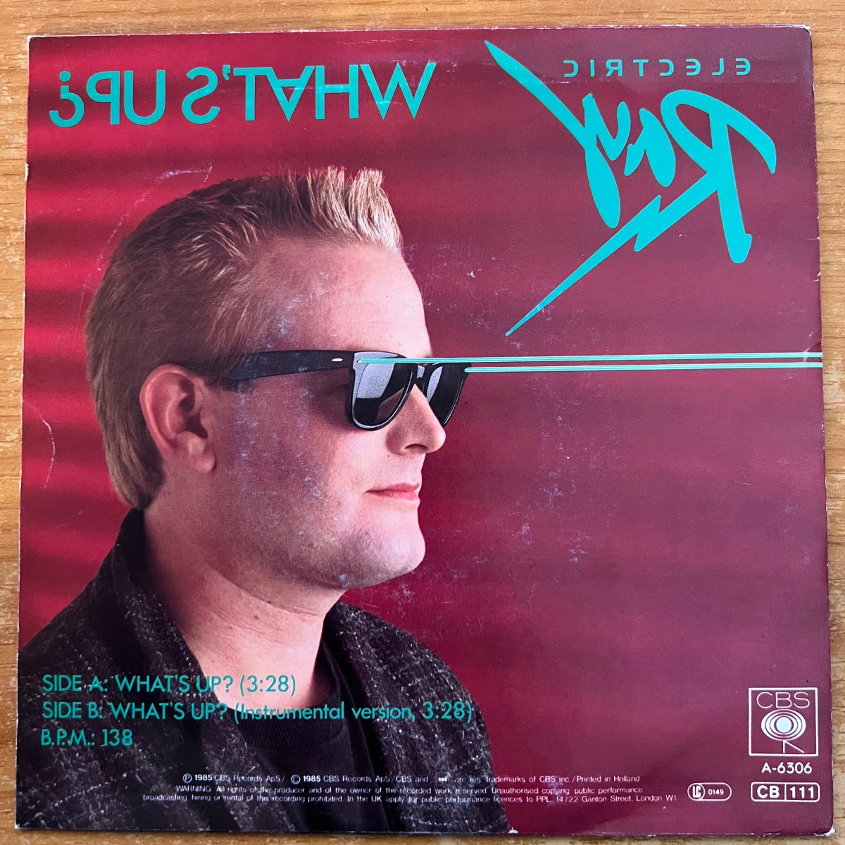 Electric Ray - What's Up? / 1. NL-Press. 1985 - (M-/VG++)