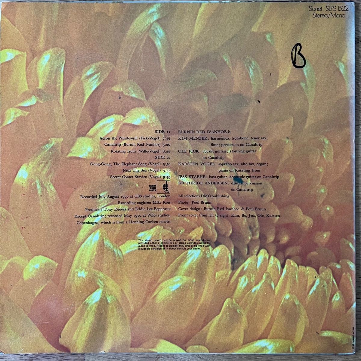 Burnin Red Ivanhoe - Same / 1. Denmark-Press. 1970 - (VG+/VG++)