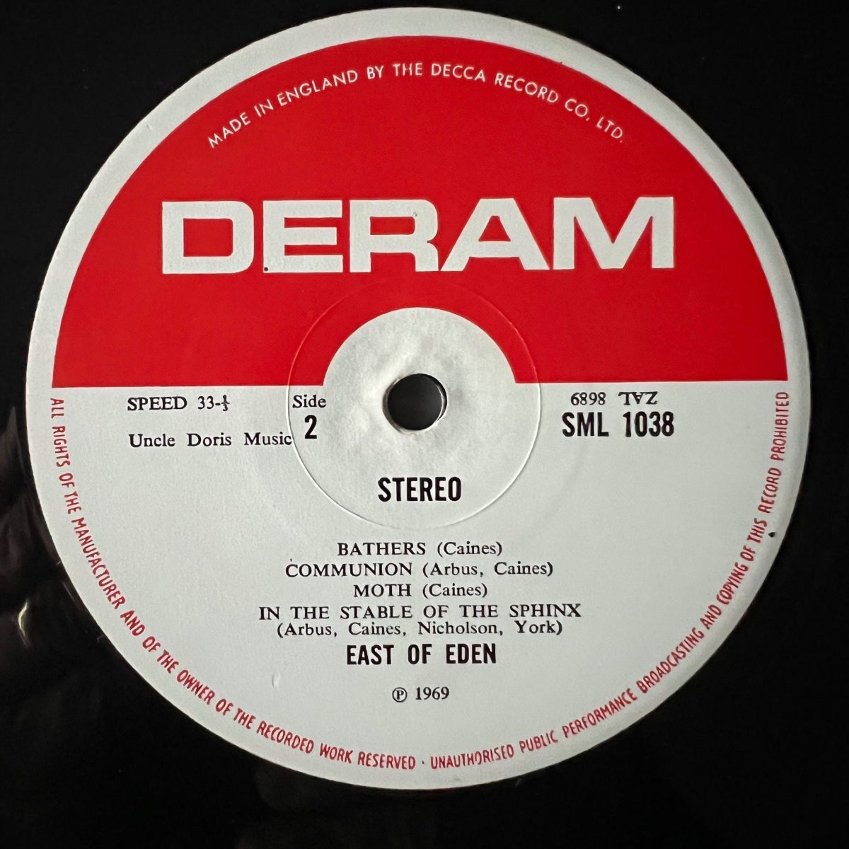 East Of Eden - Mercator Projected / 1st UK Press. 1969 - (M-/VG+)