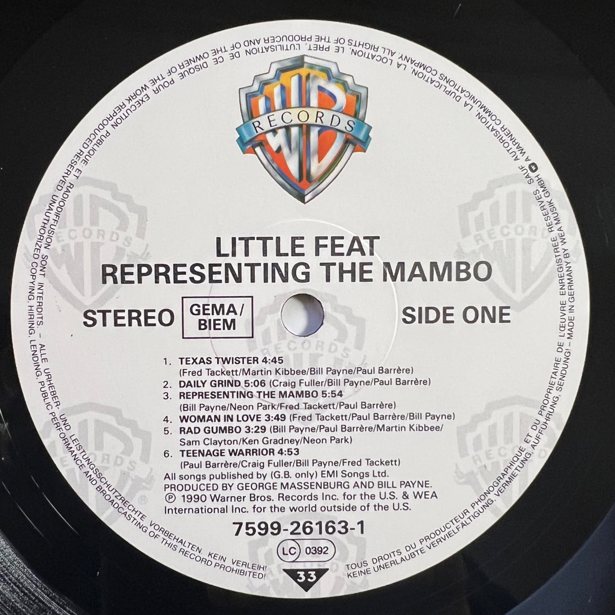 Little Feat - Representing The Mambo / 1. EU-Press. 1990 - (M-/M-)