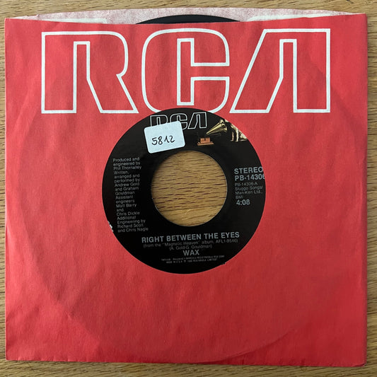 Wax - Right Between The Eyes / 1. US-Press. 1986 - (M-/VG++)