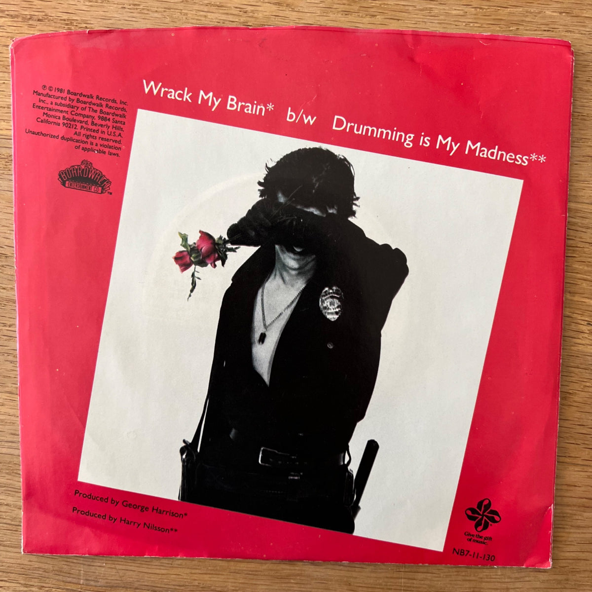Ringo Starr - Wrack My Brain / 1. US-Press. 1981 - (M-/VG++)