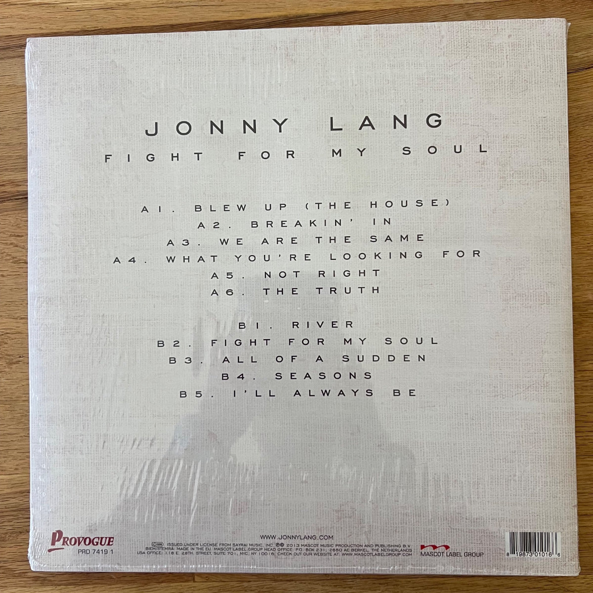 Jonny Lang - Fight For My Soul / 1. EU-Press. 2013 - (Mint & Sealed)