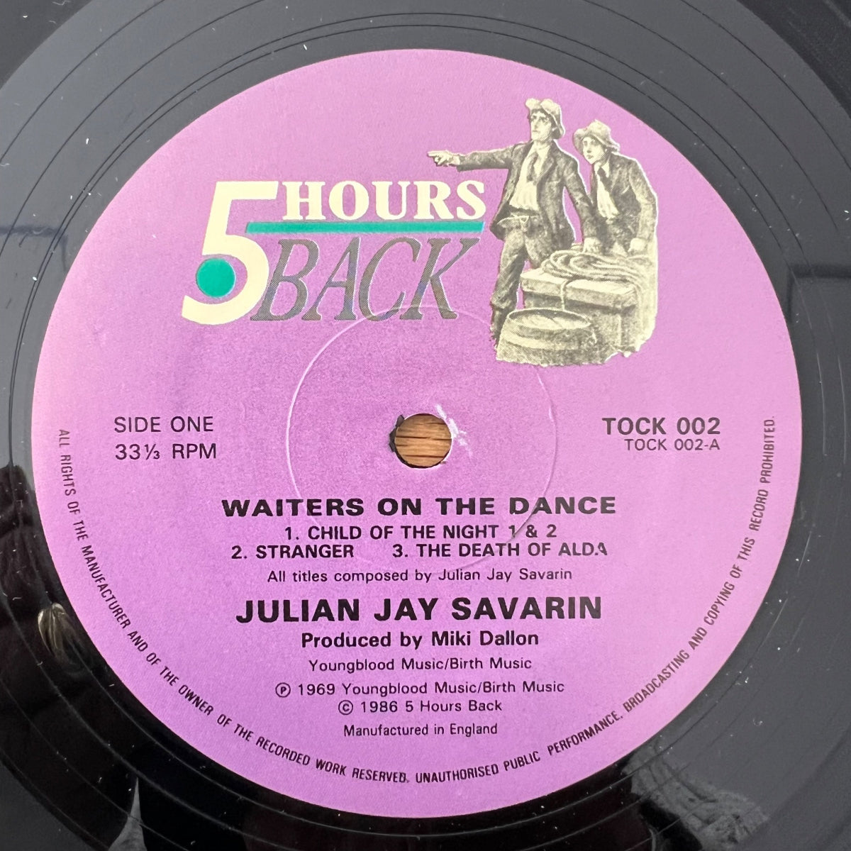 Julian Jay Savarin -Waiters on The Dance / UK-Press. 1986 - (M-/M-)
