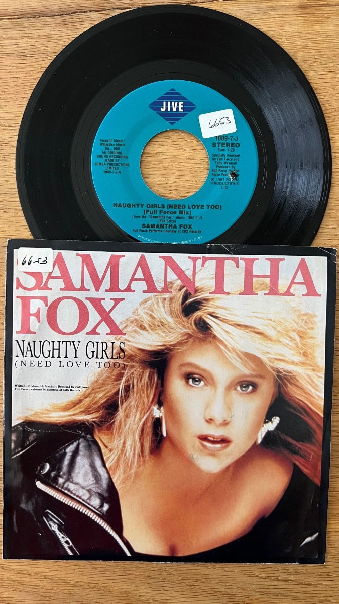Samantha Fox - Naughty Girls / 1. US-Press. 1987 - (M-/VG++)