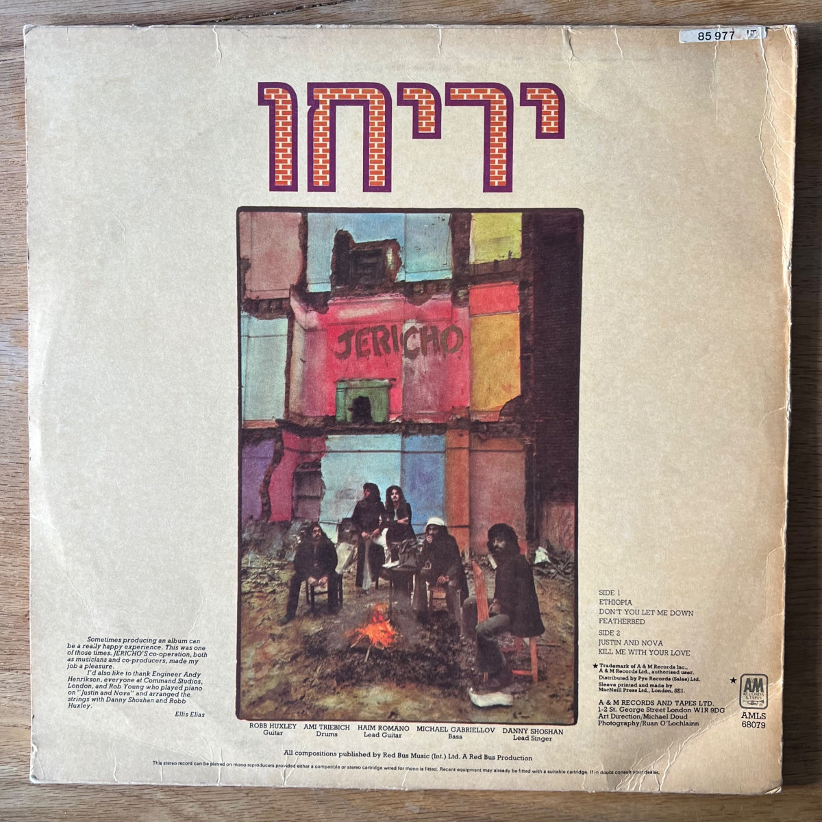 Jericho - Same / 1. UK-Press. 1972 - (VG++/VG+)