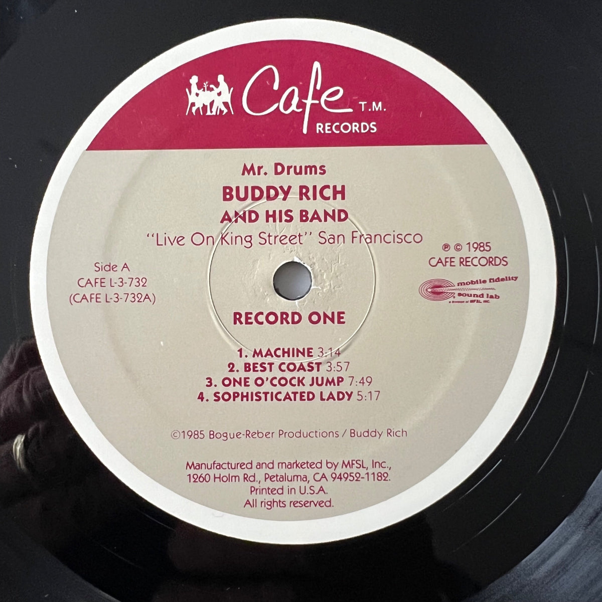 Buddy Rich & His Band - Live On King Street / Audioph. MFSL 1986 - (M-/VG+)