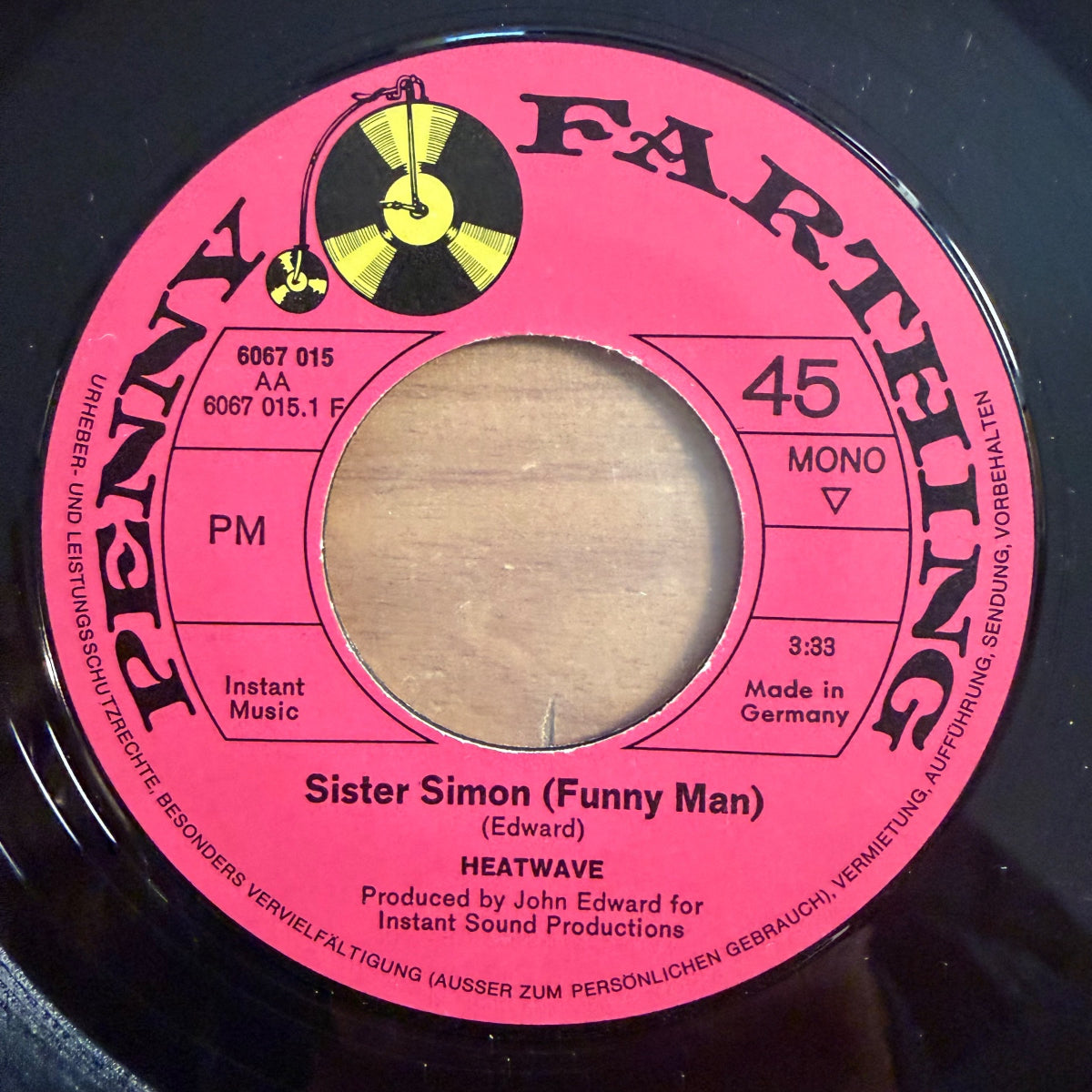 Heatwave - Sister Simon / 1. D-Press. 1970 - (M-/VG++)