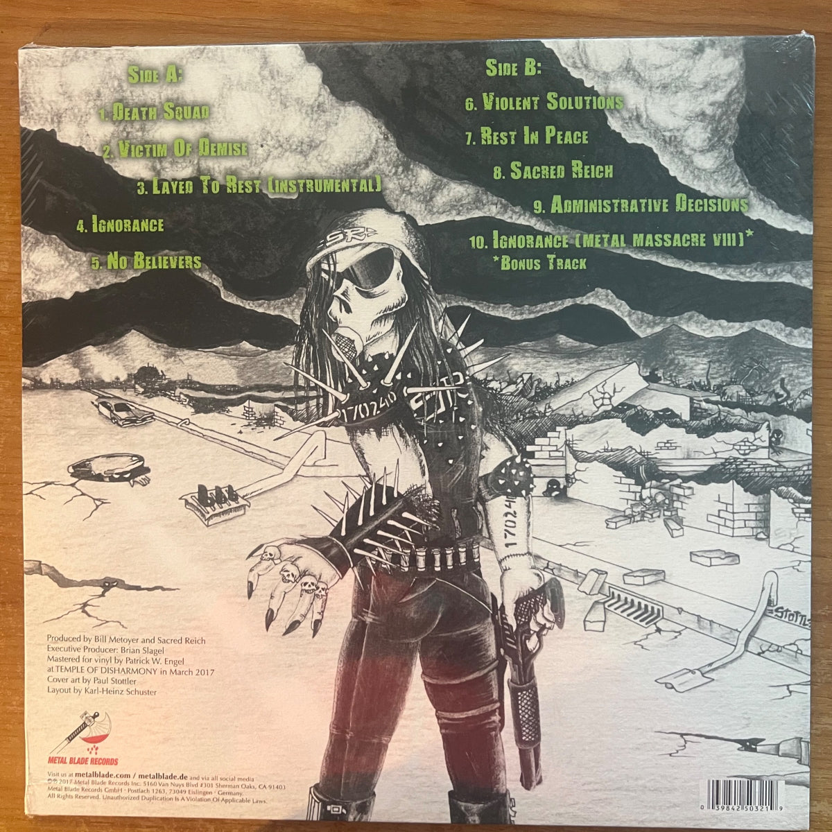 Sacred Reich - Ignorance / D-Press. 2017 - (Mint & Sealed)