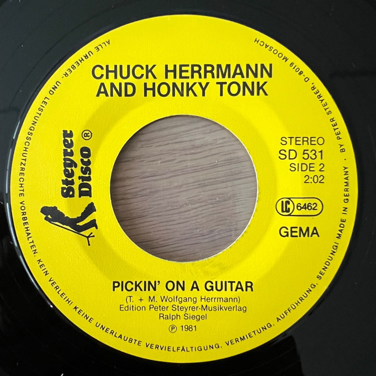 Chuck Herrmann & Honky Tonk - Square Dance / 1. D-Press. 1982 - (M-/VG++)
